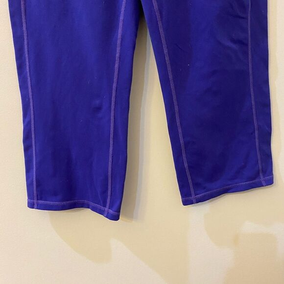 Athleta Capri Purple Yoga Pants Women Size L - Picture 2 of 8